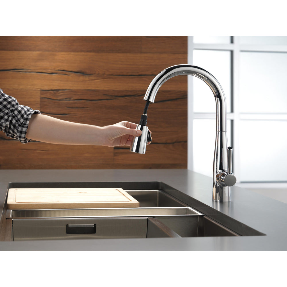 Delta Essa Single Handle Pull-Down Kitchen Faucet - 9113