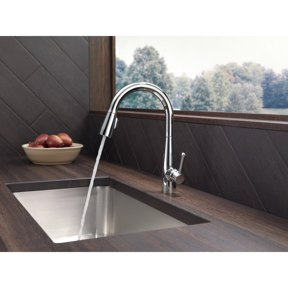 Delta Essa Single Handle Pull-Down Kitchen Faucet - 9113
