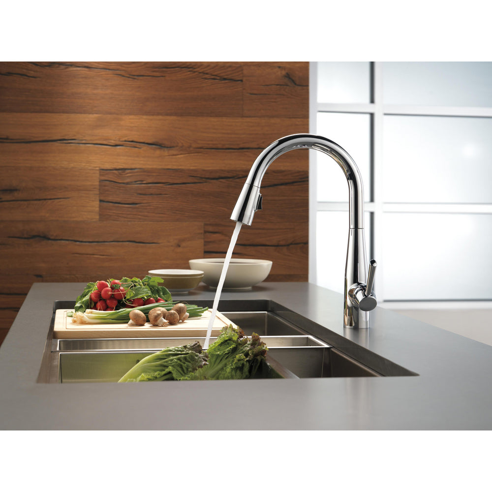Delta Essa Single Handle Pull-Down Kitchen Faucet - 9113