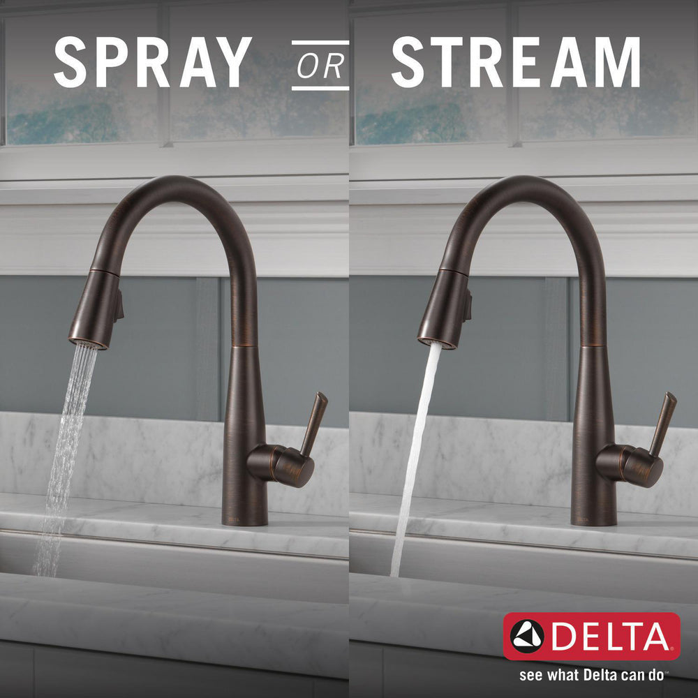 Delta Essa Single Handle Pull-Down Kitchen Faucet - 9113