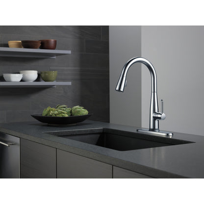 Delta Essa Single Handle Pull-Down Kitchen Faucet with Touch2O Technology - 9113T