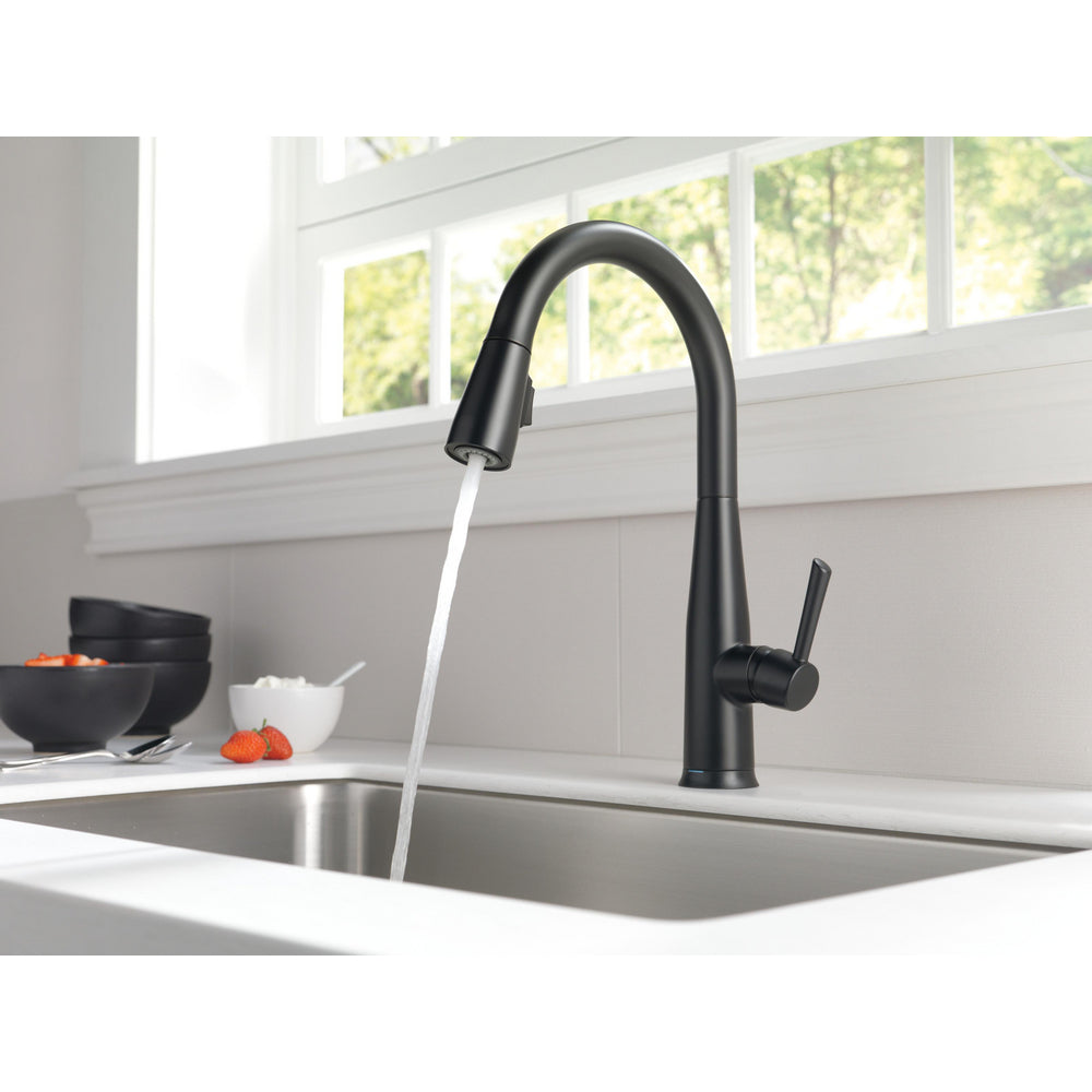 Delta Essa Single Handle Pull-Down Kitchen Faucet with Touch2O Technology - 9113T