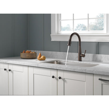Delta Essa Single Handle Pull-Down Kitchen Faucet with Touch2O Technology - 9113T