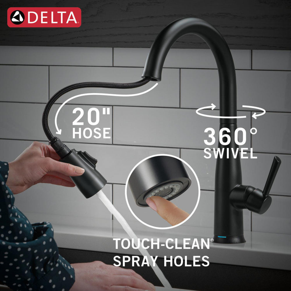 Delta Essa Touch2O Technology Kitchen Faucet with Touchless Technology - 9113TL