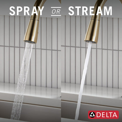 Delta Essa Touch2O Technology Kitchen Faucet with Touchless Technology - 9113TL