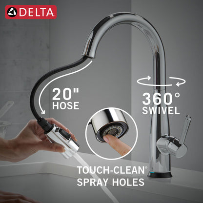 Delta Essa Touch2O Technology Kitchen Faucet with Touchless Technology - 9113TL