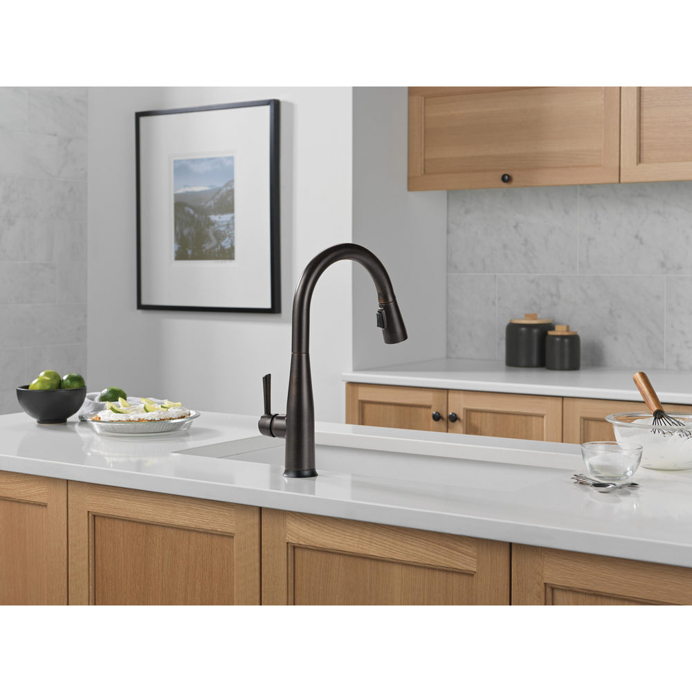 Delta Essa VoiceIQ Single Handle Pull-Down Faucet with Touch2O Technology - 9113TLV