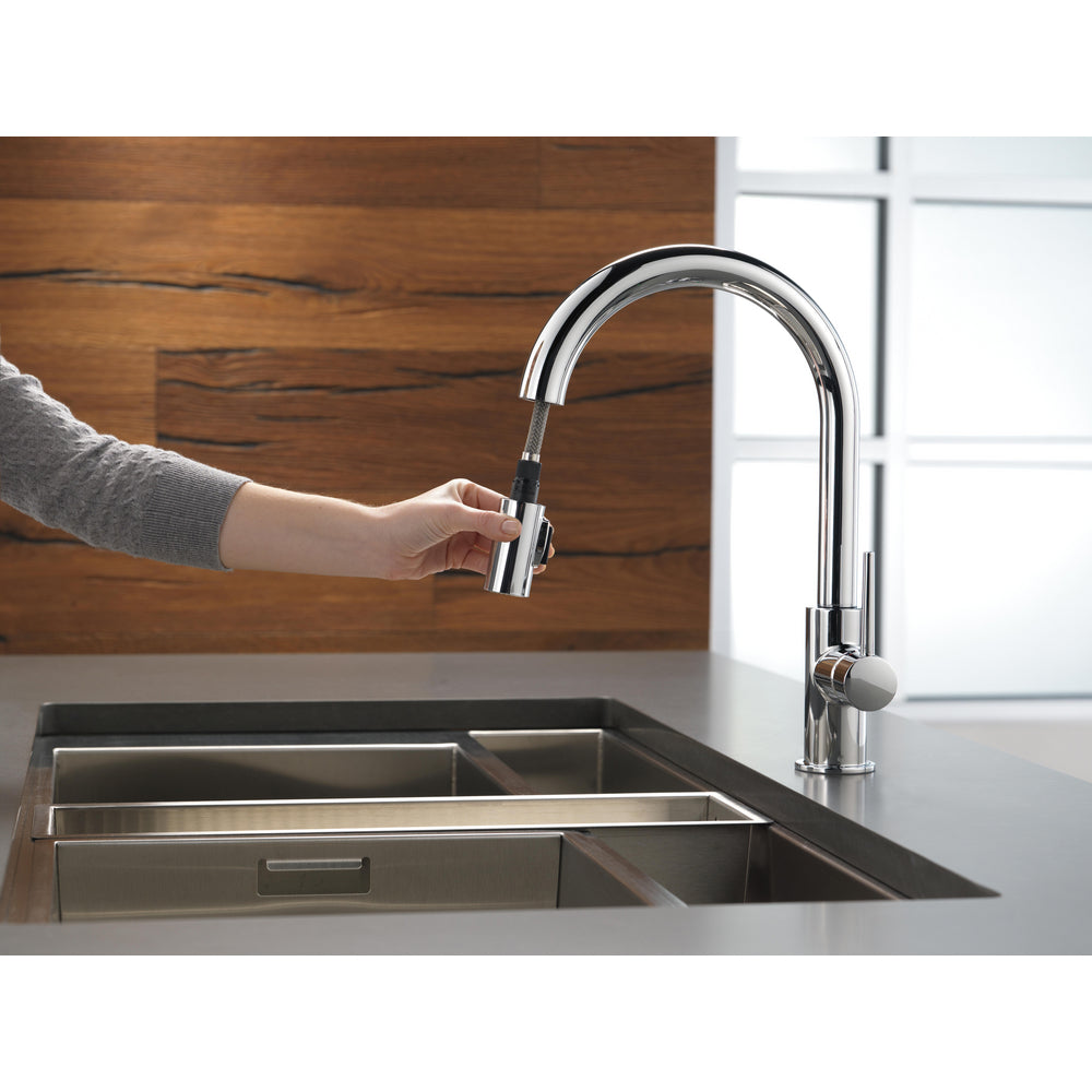 Delta Trinsic Single Handle Pull-Down Kitchen Faucet - 9159-1.5