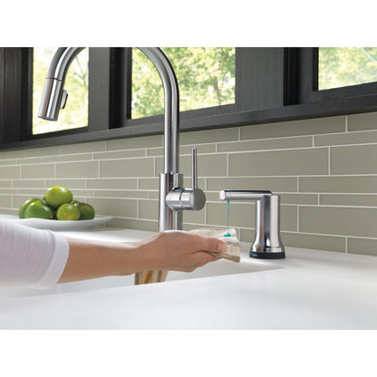 Delta Trinsic Single Handle Pull-Down Kitchen Faucet with Touch2O Technology - 9159T