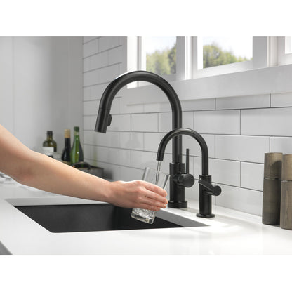 Delta Trinsic Single Handle Pull-Down Kitchen Faucet with Touch2O Technology - 9159T