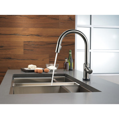 Delta Trinsic Single Handle Pull-Down Kitchen Faucet with Touch2O Technology - 9159T