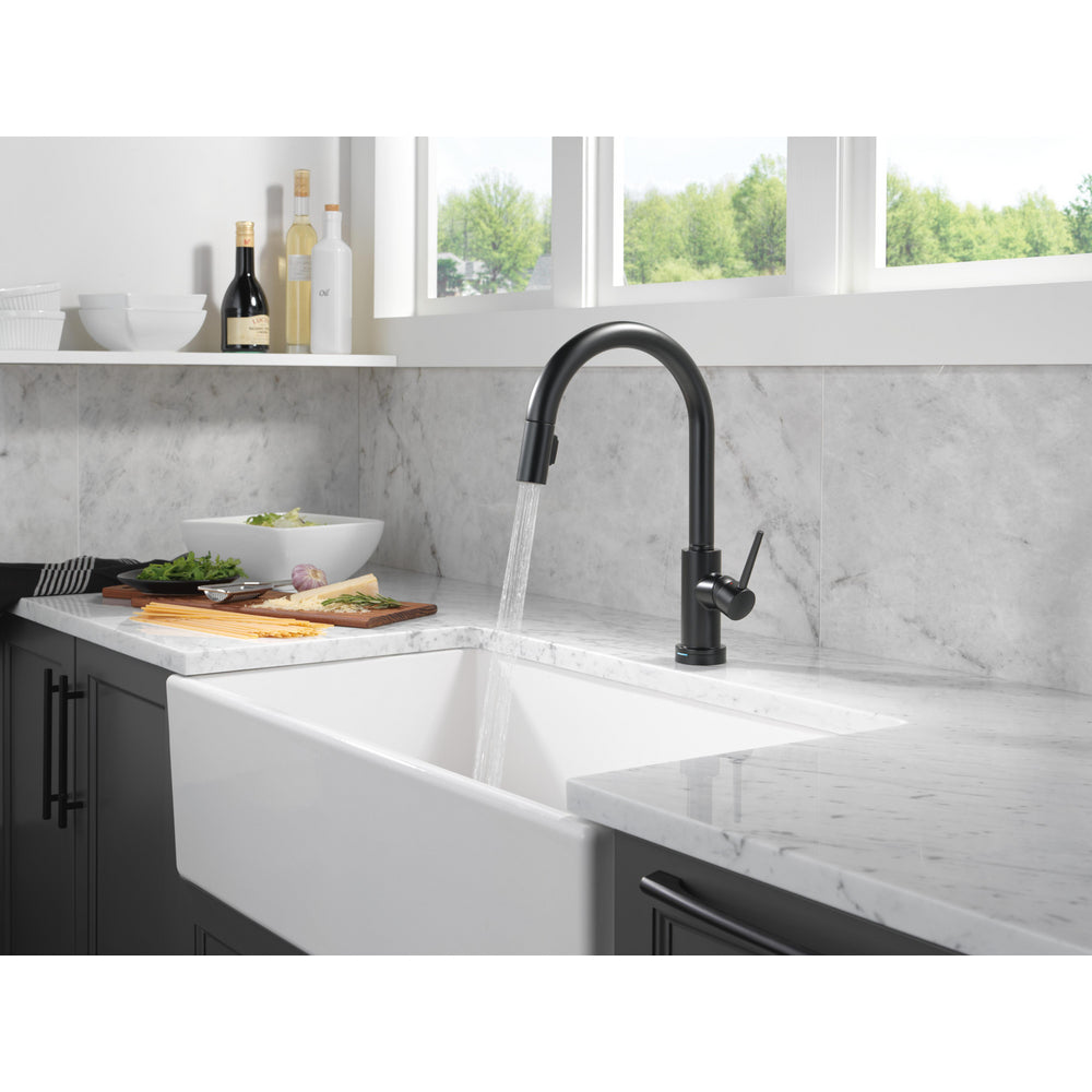 Delta Trinsic Touch2O Technology Kitchen Faucet with Touchless Technology - 9159TL