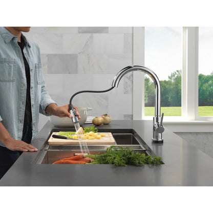 Delta Trinsic Touch2O Technology Kitchen Faucet with Touchless Technology - 9159TL