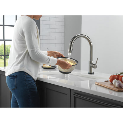 Delta Trinsic Touch2O Technology Kitchen Faucet with Touchless Technology - 9159TL