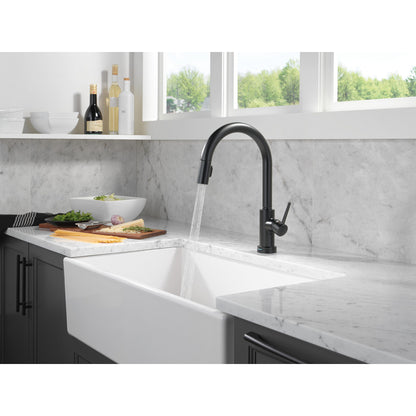 Delta Trinsic VoiceIQ Kitchen Faucet with Touch2O Technology with Touchless Technology - 9159TLV