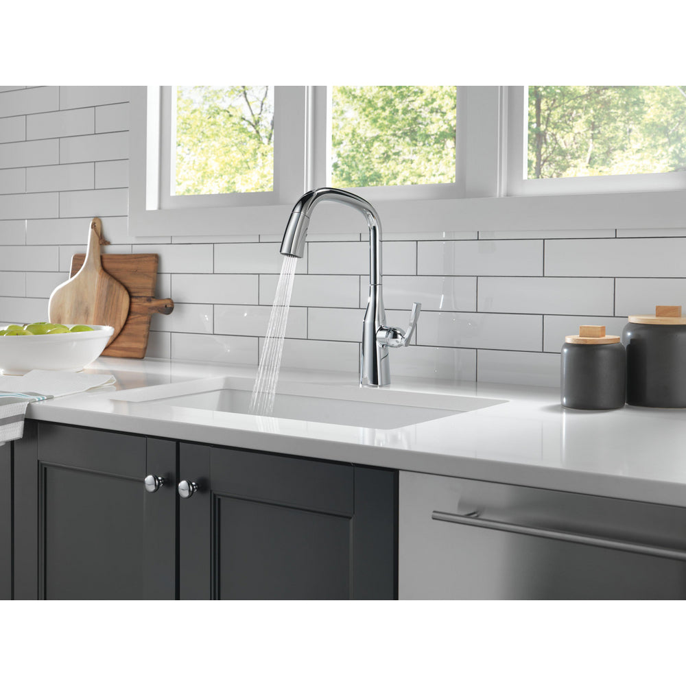 Delta Stryke Single Handle Pull-Down Kitchen Faucet - 9176