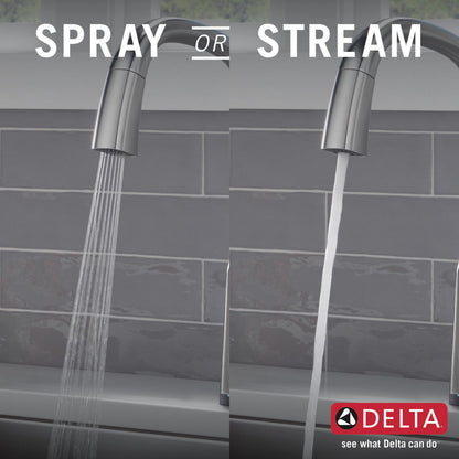 Delta Stryke Single Handle Pull-Down Kitchen Faucet with Touch2O Technology - 9176T