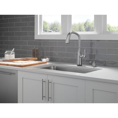 Delta Stryke Single Handle Pull-Down Kitchen Faucet with Touch2O Technology - 9176T
