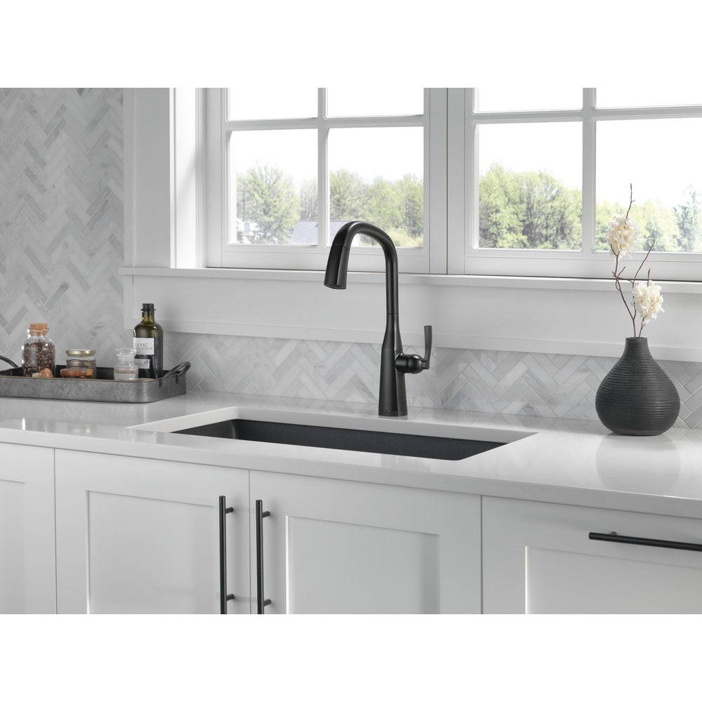 Delta Stryke Single Handle Pull-Down Kitchen Faucet with Touch2O Technology - 9176T