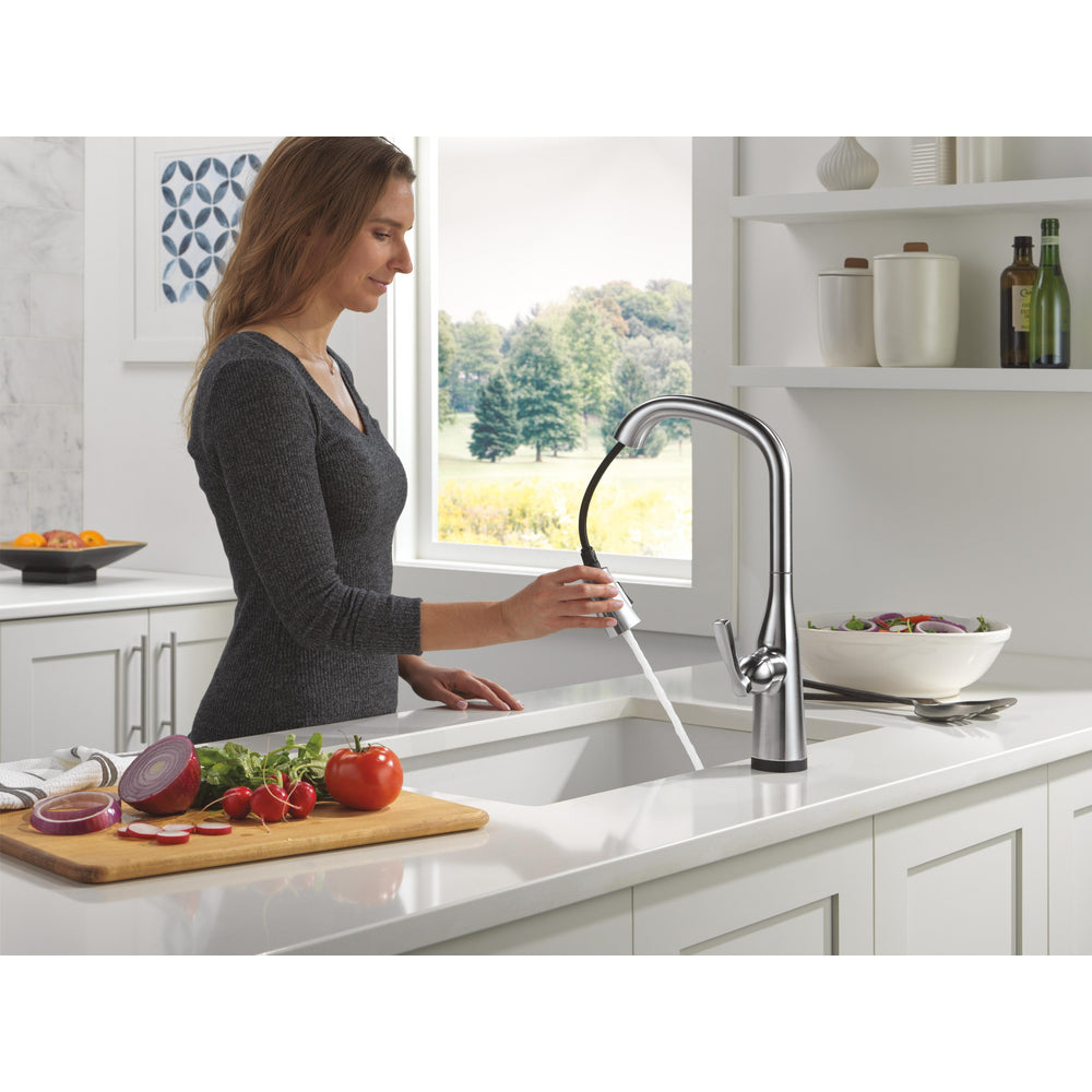 Delta Stryke Touchless Pulldown Bar Faucet - 9176TL