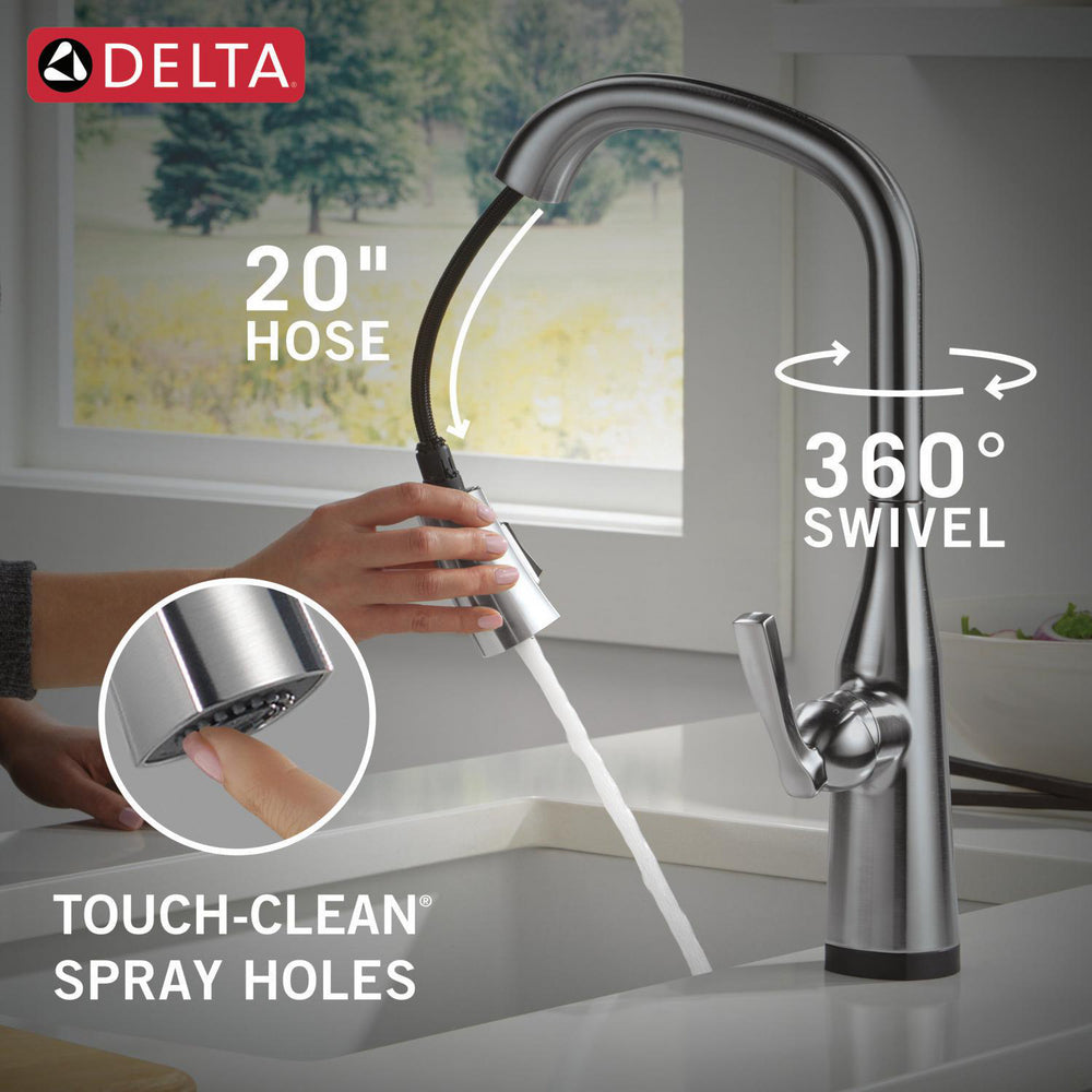 Delta Stryke Touchless Pulldown Bar Faucet - 9176TL