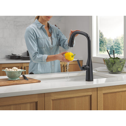 Delta Stryke Touchless Pulldown Bar Faucet Black - 9176TL