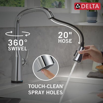 Delta Stryke Touchless Pulldown Bar Faucet - 9176TL