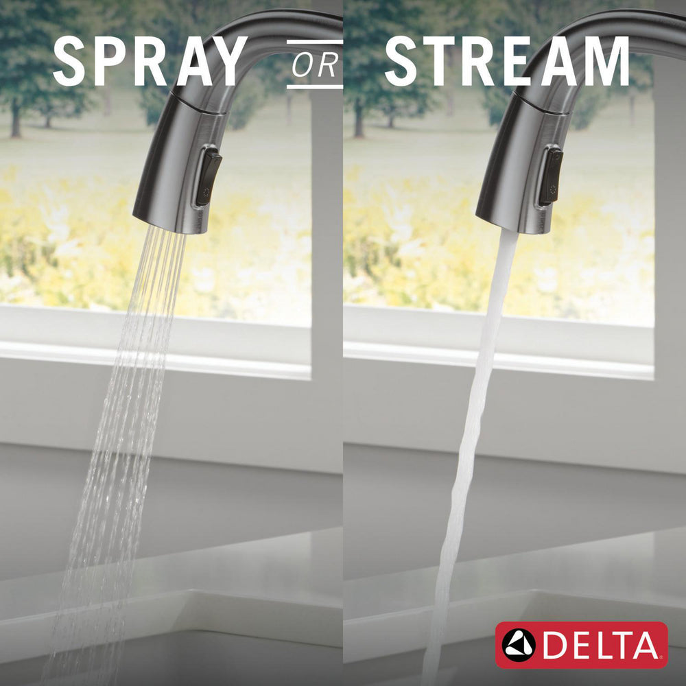Delta Stryke Touchless Kitchen Pulldown Faucet with Voice AR - 9176TLV