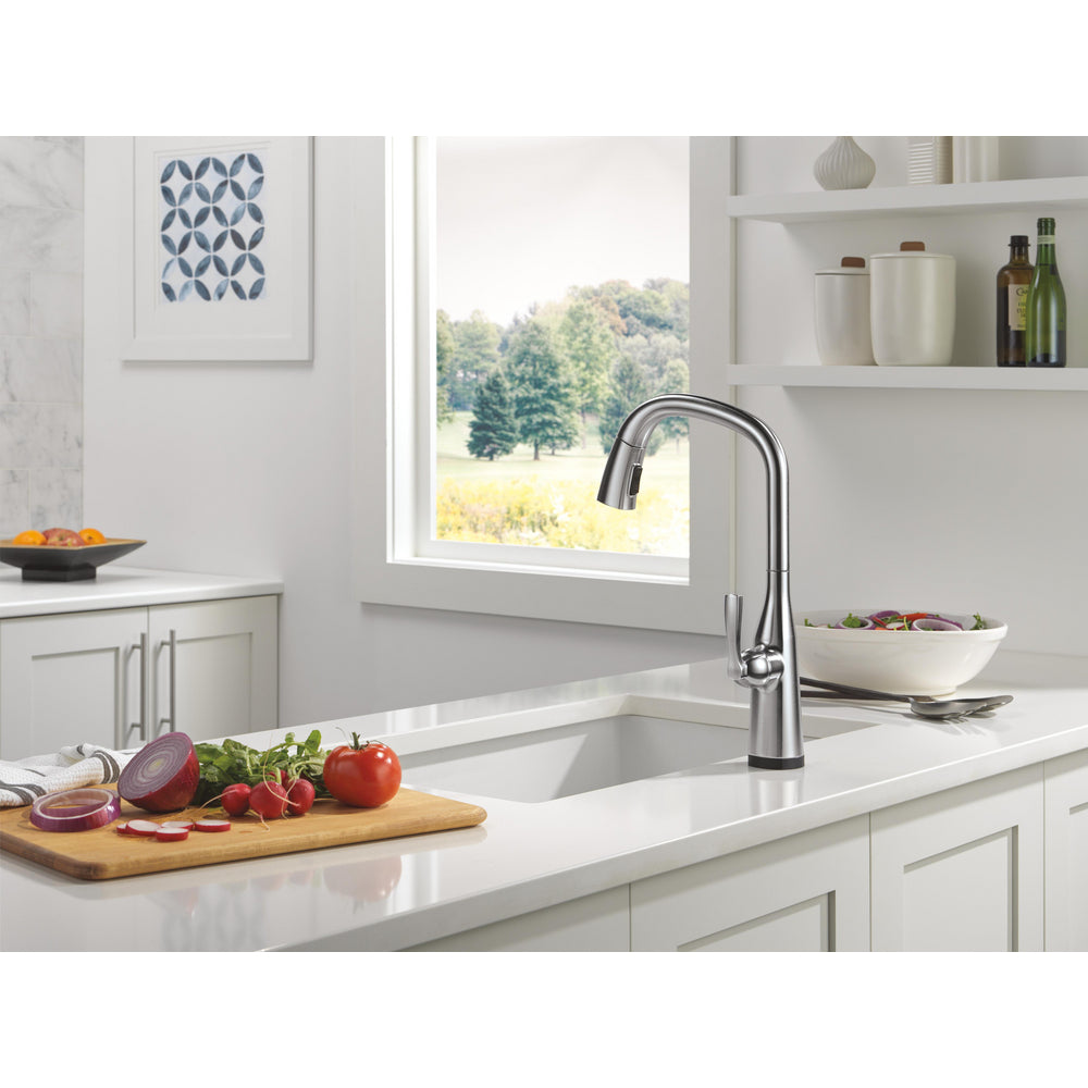 Delta Stryke Touchless Kitchen Pulldown Faucet with Voice AR - 9176TLV