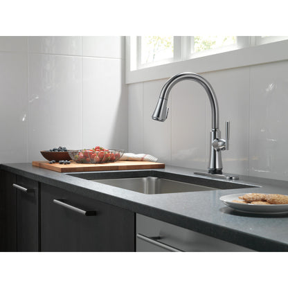 Delta Coranto Single Handle Pull-Down Kitchen Faucet with Touch2O Technology - 9179T