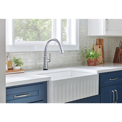 Delta Coranto Single Handle Pull-Down Kitchen Faucet with Touch2O Technology - 9179T