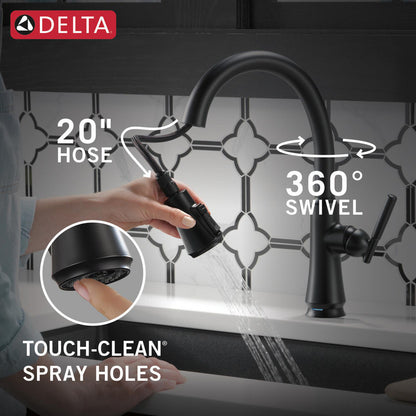 Delta Coranto Single Handle Pull-Down Kitchen Faucet with Touch2O Technology - 9179T
