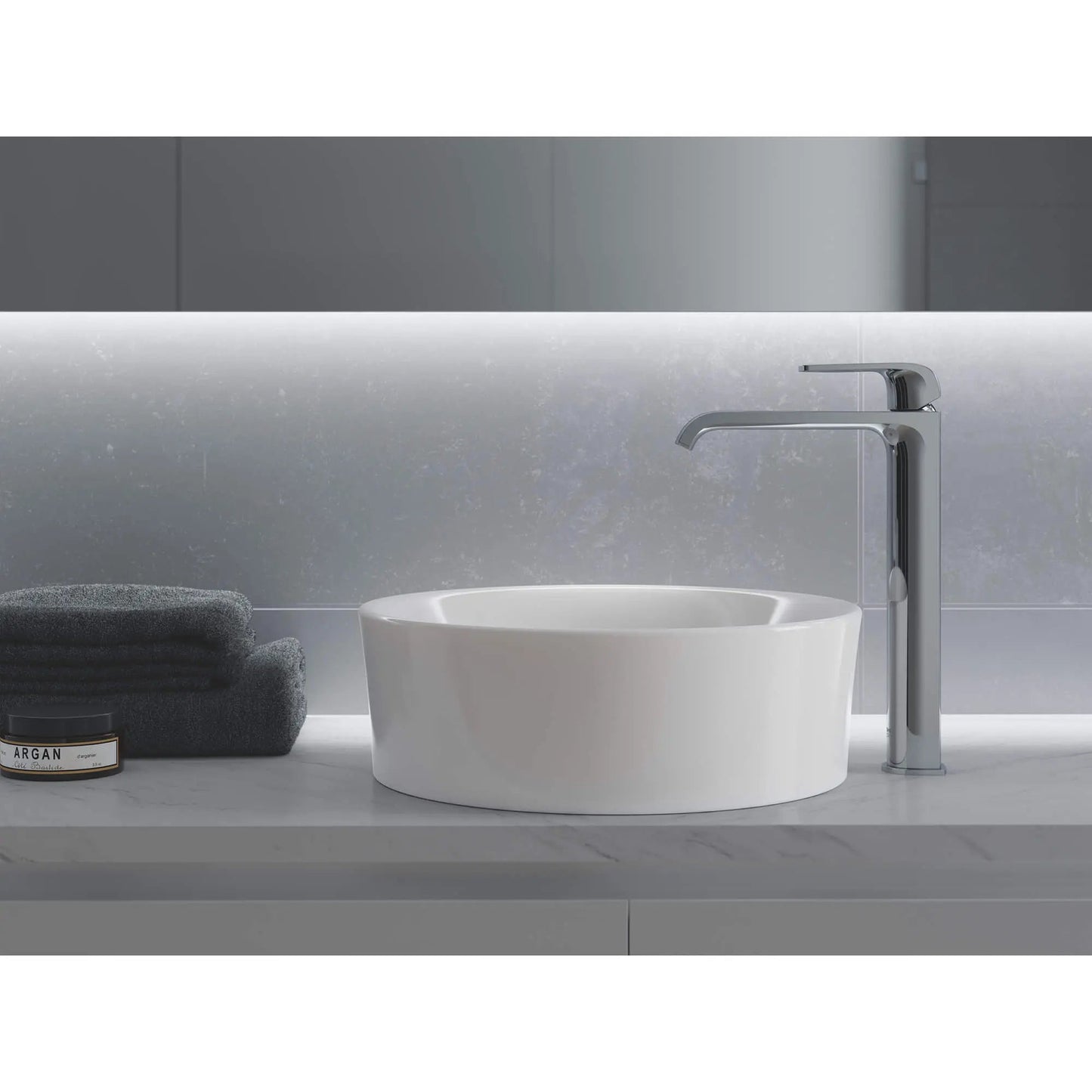 Grohe Defined Single Hole Single-Handle Deck Mount Vessel Sink Faucet 4.5 L/min (1.2 gpm) - 23869