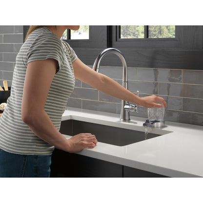 Delta Emmeline Single Handle Pull-Down Kitchen Faucet - 9182