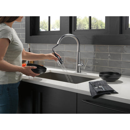 Delta Emmeline Single Handle Pull-Down Kitchen Faucet - 9182