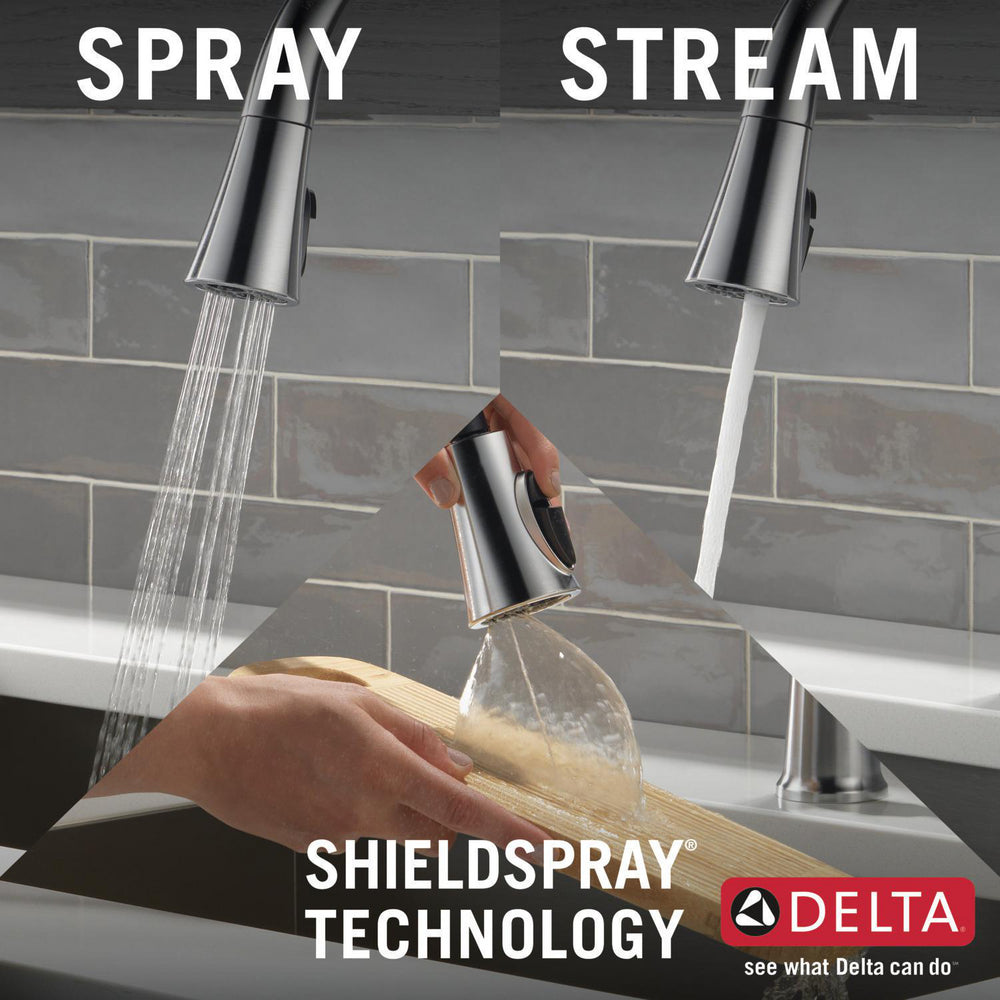 Delta Emmeline Single Handle Pull-Down Kitchen Faucet - 9182