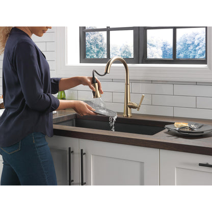 Delta Emmeline Single Handle Pull-Down Kitchen Faucet - 9182
