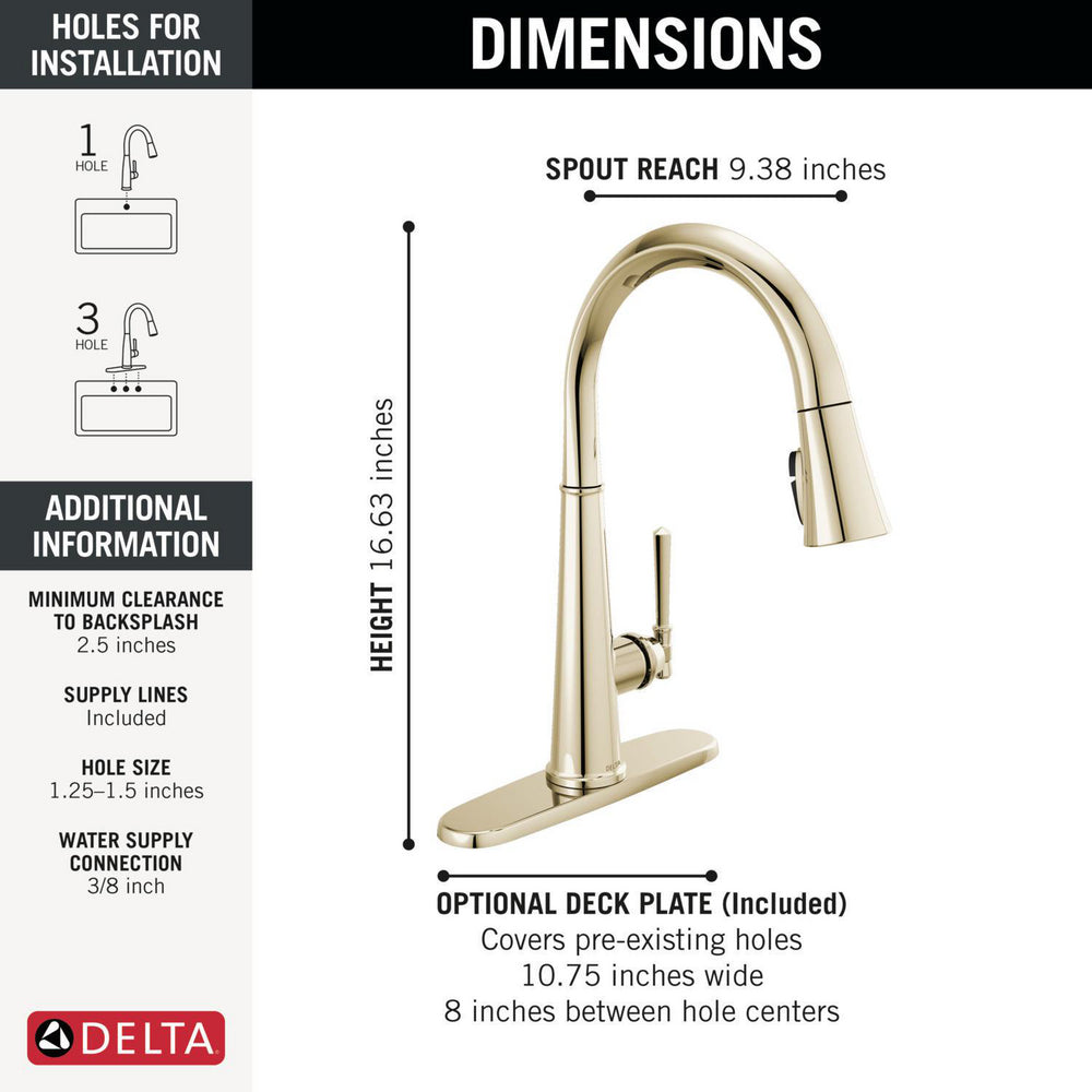 9182 Emmeline Polished Nickel