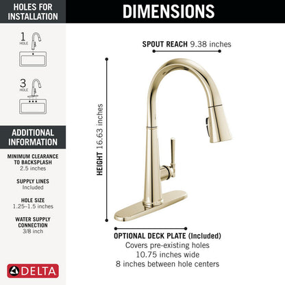 9182 Emmeline Polished Nickel