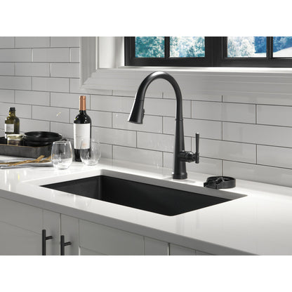 Delta Emmeline Single Handle Pull-Down Kitchen Faucet with Touch2O Technology - 9182T