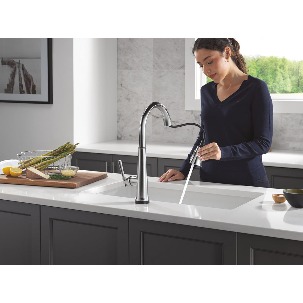 Delta Emmeline Touchless Pulldown Kitchen Faucet - 9182TL