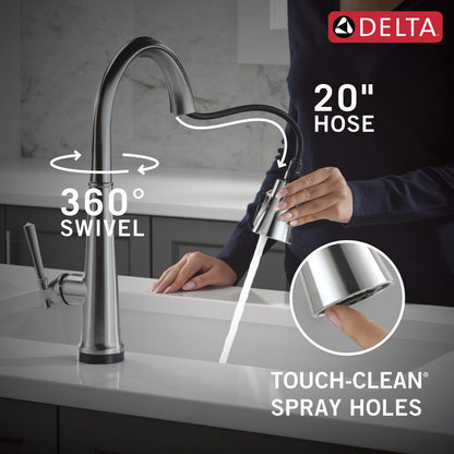 Delta Emmeline Touchless Pulldown Kitchen Faucet - 9182TL