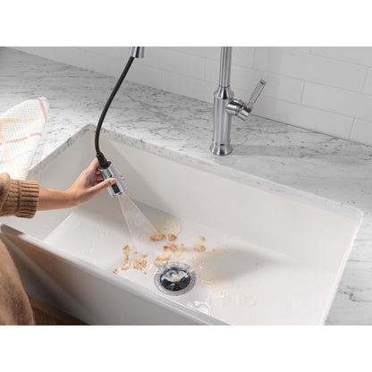 Delta Renaldi Single Handle Pull-Down Kitchen Faucet - 9184