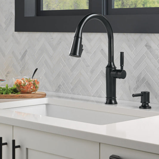 Delta Renaldi Single Handle Pull-Down Kitchen Faucet - 9184