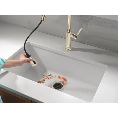 Delta Renaldi Single Handle Pull-Down Kitchen Faucet - 9184