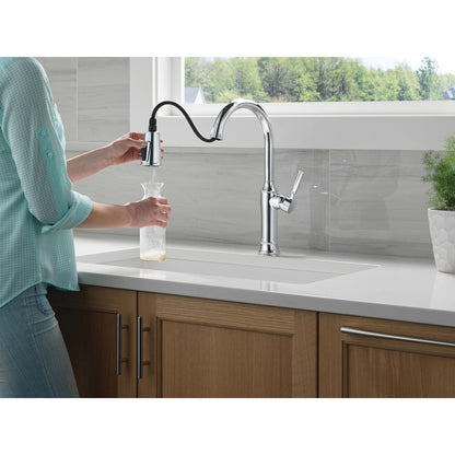 Delta Renaldi Single Handle Pull-Down Kitchen Faucet - 9184