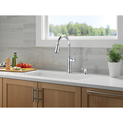 Delta Renaldi Single Handle Pull-Down Kitchen Faucet - 9184