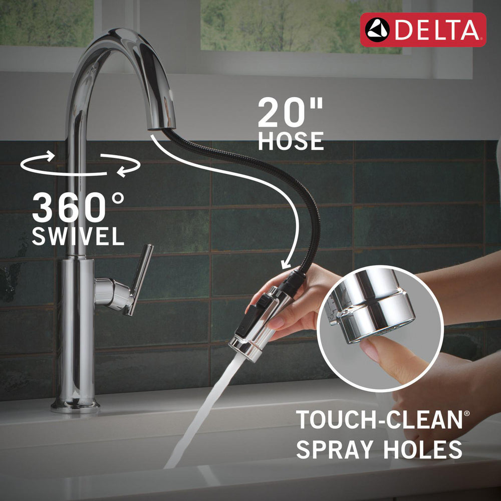 Delta Altado Pulldown Kitchen Faucet - 9186-DST