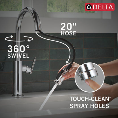 Delta Altado Pulldown Kitchen Faucet - 9186-DST