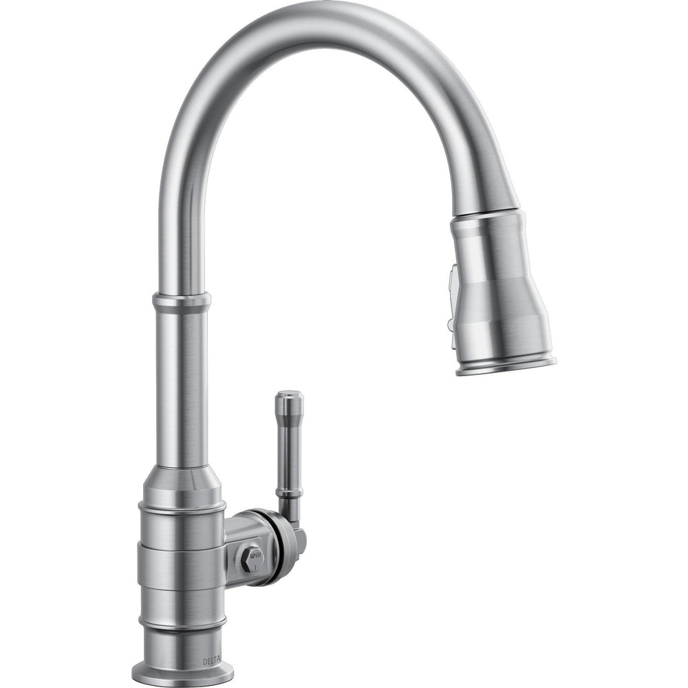 Delta Broderick Single Handle Pull-Down Kitchen Faucet - 9190